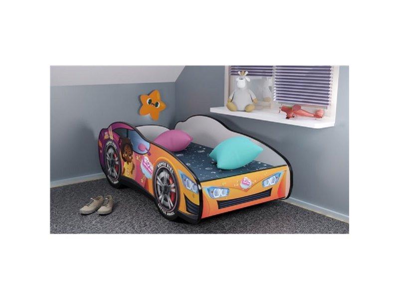 TOP BEDS Dečiji krevet, Girl Bella, 160x80, Narandžasti