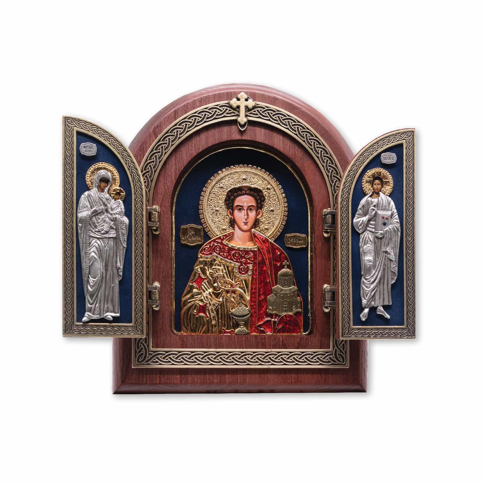 Triptih Sveti Stefan Arhiđakon, 220x255x32mm