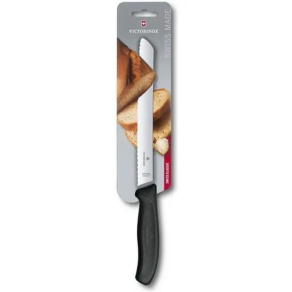 VICTORINOX Kuhinjski nož za hleb 21cm crni