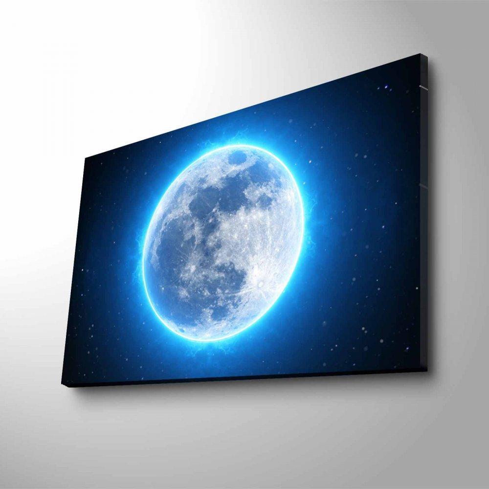 Wallxpert Dekorativna slika NASA, 45x70cm, LED osvetljenje