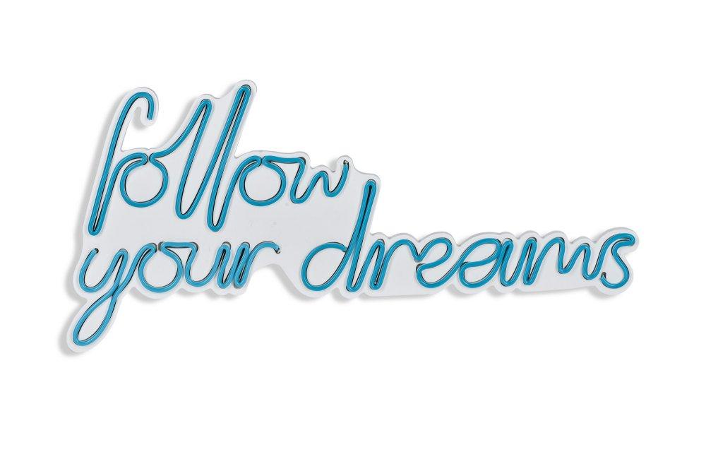 Wallxpert Follow Your Dreams Dekorativna rasveta, 12V 2A DC, Plava