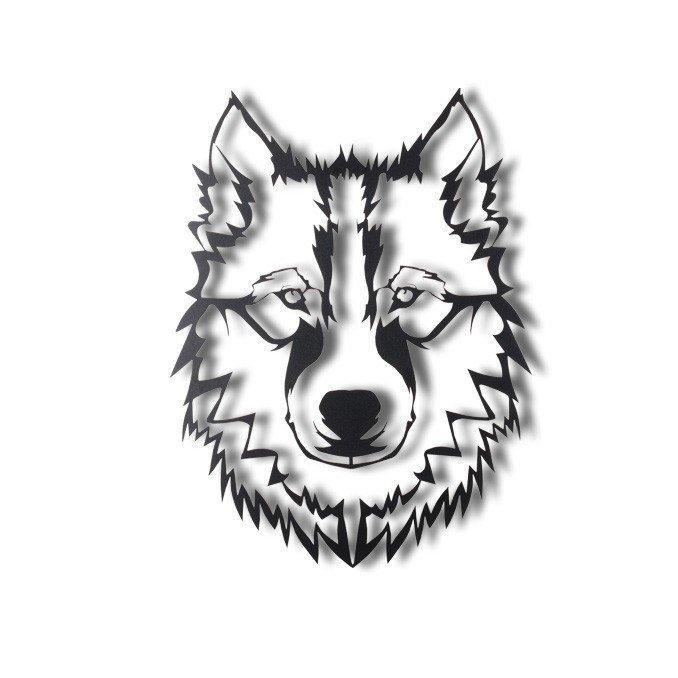 Selected image for Wallxpert Wolf v11 Zidna dekoracija, 38x50 cm