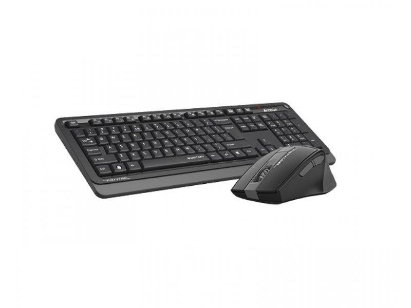 Selected image for A4 TECH FGS1035Q FSTYLER Set Tastatura+miš, USB Bežično povezivanje, QuietKey, US, Sivi
