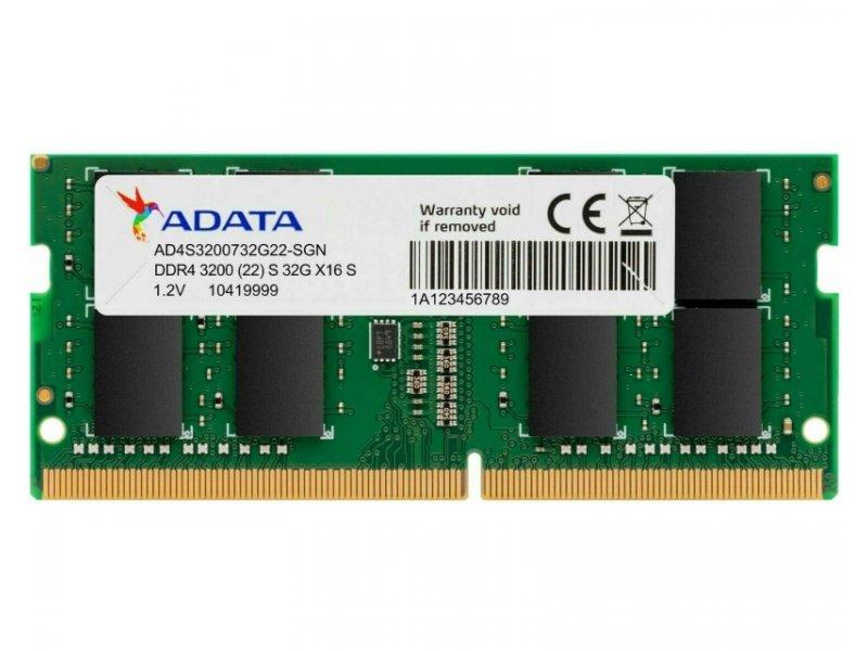 ADATA AD4S320032G22-SGN RAM memorija, DDR4, 32GB, SODIMM, 3200MHz