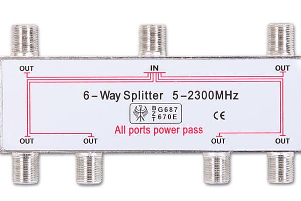 Selected image for Antenski spliter 1/6 5-1000Mhz