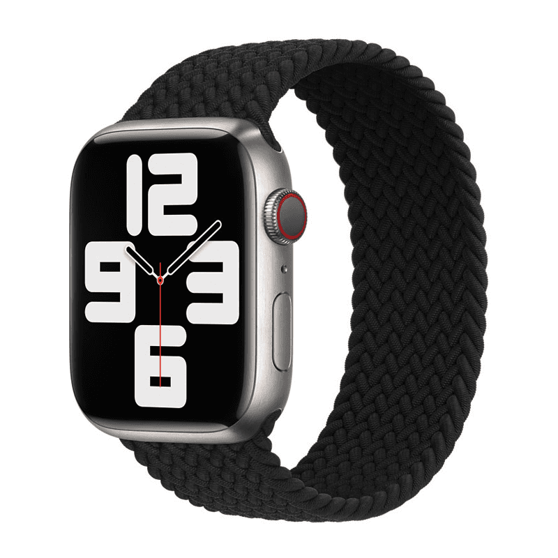 Apple Watch Braided Solo Loop narukvica black L 42/ 44/ 45mm