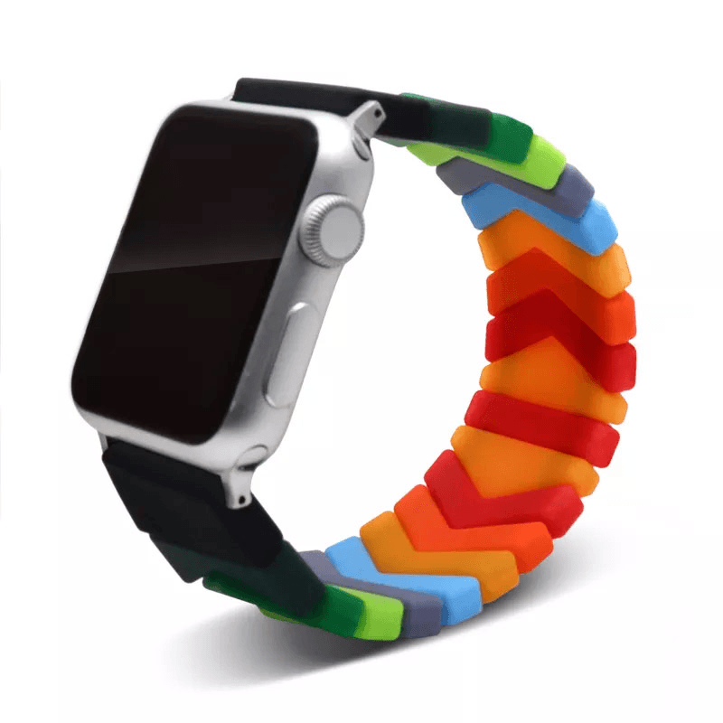 Selected image for Apple Watch Silicone Stretch Strap multicolor tip7 L 42/ 44/ 45mm