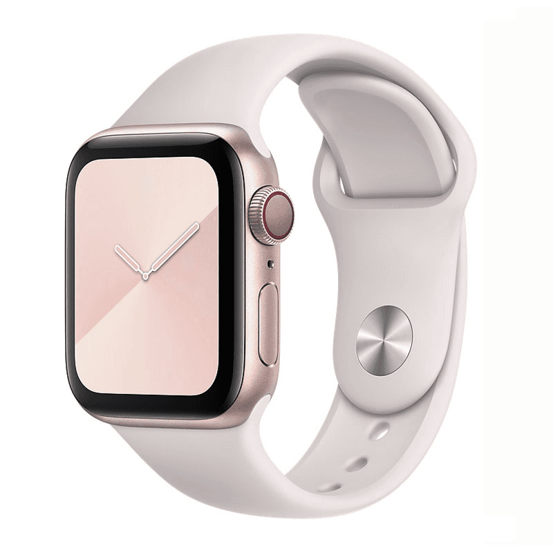 Slike Apple Watch Silikonska Narukvica beige M/ L 42/ 44/ 45mm