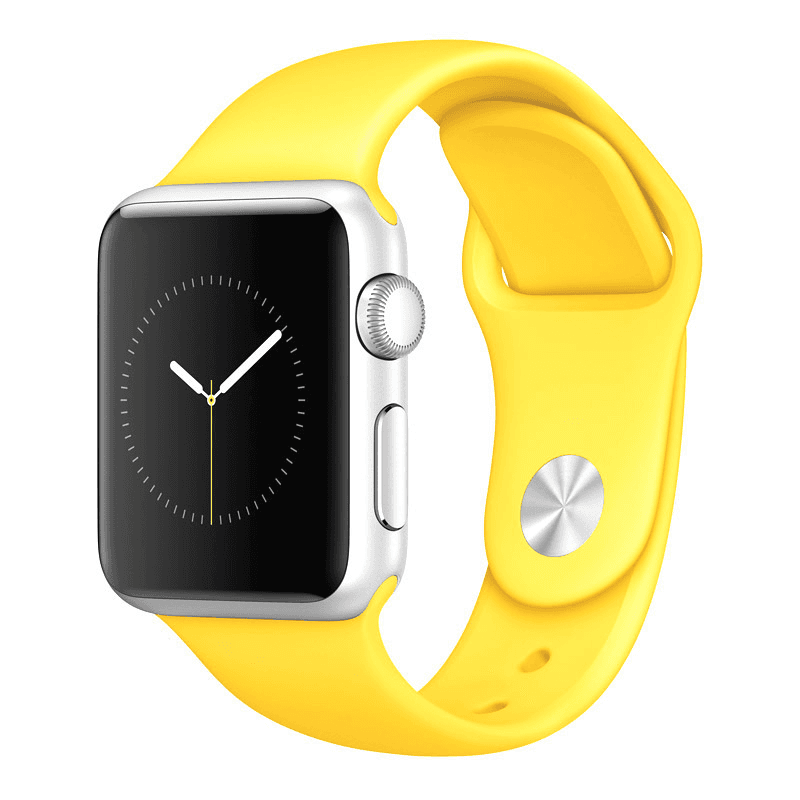 Selected image for Apple Watch Silikonska Narukvica light yellow M/ L 42/ 44/ 45mm