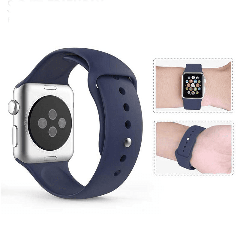 Selected image for Apple Watch Silikonska Narukvica white S/ M 42/ 44/ 45mm