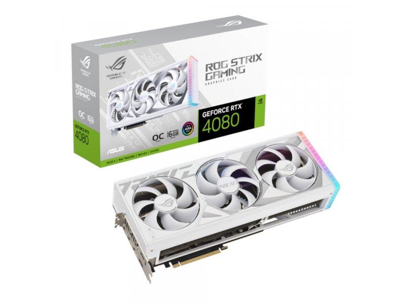 ASUS ROG Strix GeForce RTX 4080 White OC Edition Grafička karta, 16GB, GDDR6X, 256bit