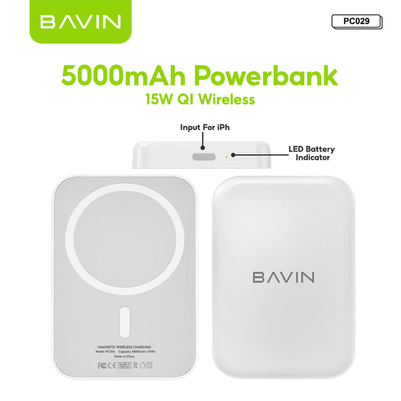 Selected image for BAVIN Power bank PC 029 magsafe beli 5000 mAh