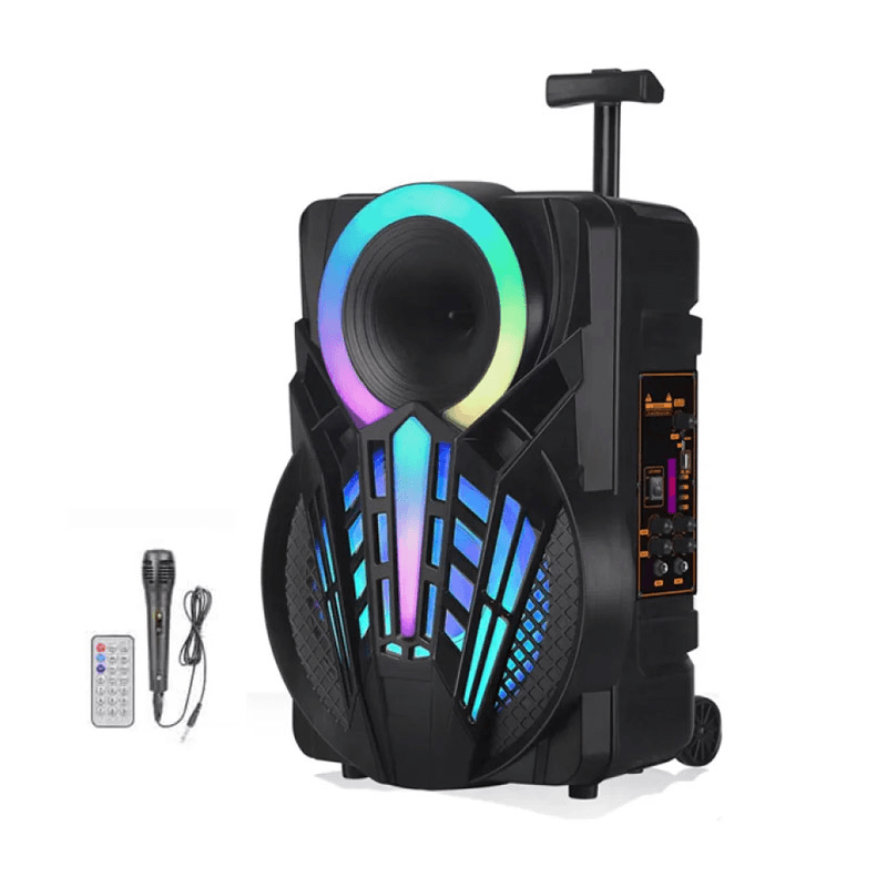 Bluetooth zvučnik Karaoke set sa mikrofonom NDR-P08 crni