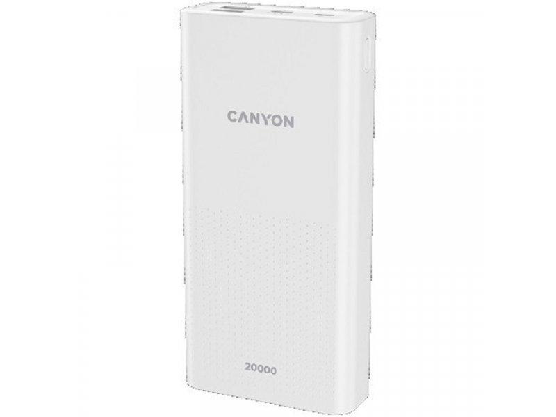 Selected image for CANYON CNE-CPB2001W PB-2001 Power bank, 20000mAh, Li-poly battery