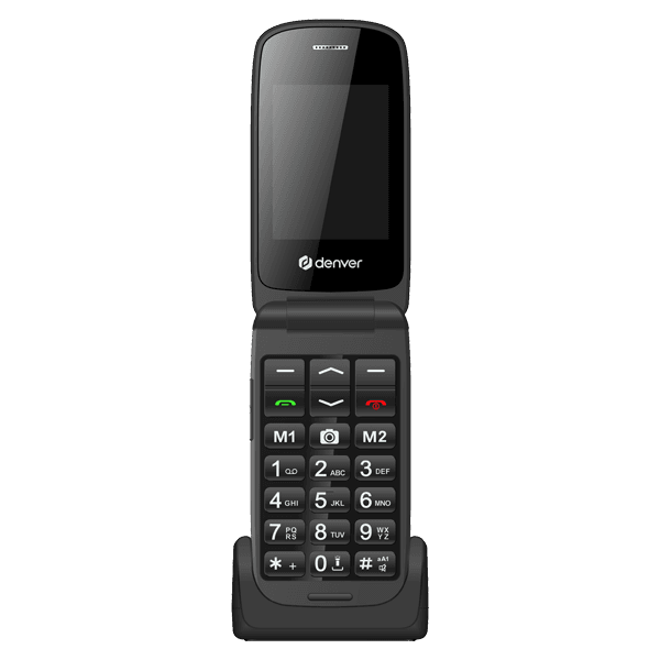 DENVER BAS-24400MEB Mobilni Telefon, 2,4'', Dual SIM, Crni