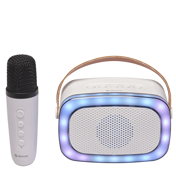 Denver BTM-610 Bežični zvučnik sa mikrofonom, Bluetooth, Stereo, 12W Beli