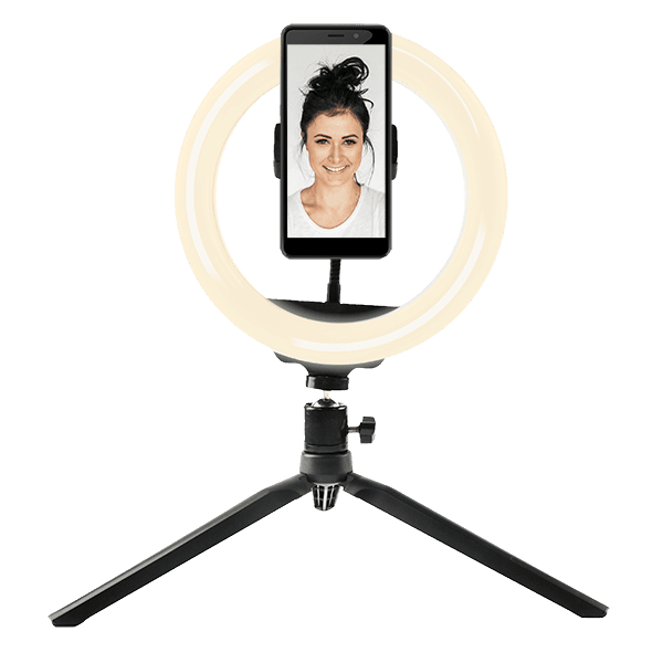 DENVER RLS-801 Selfi Ring LED Lampa, 80 Dioda, Crni