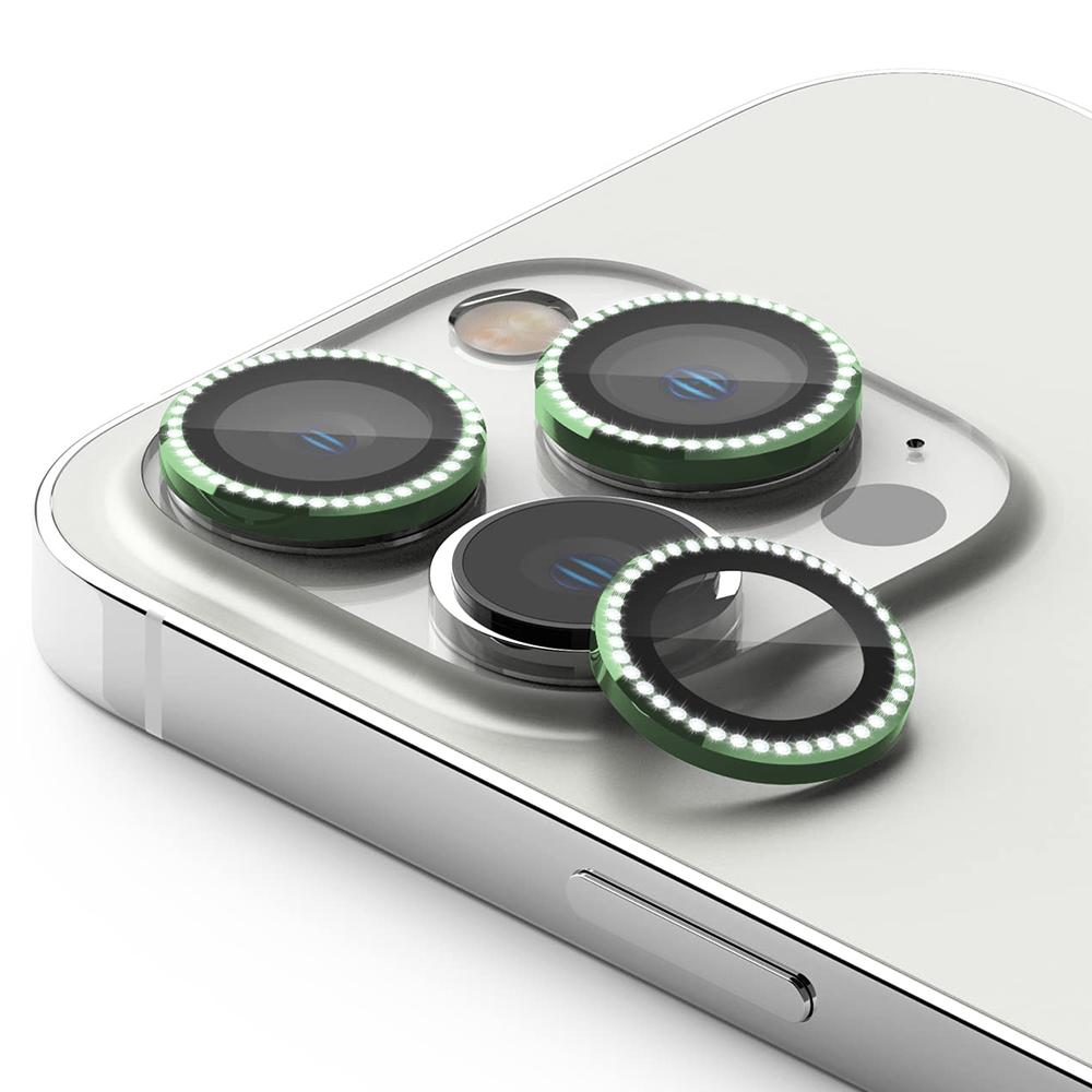 DIAMOND Zaštita za kameru za iPhone 15 Pro (6.1)/iPhone 15 Pro Max (6.7), Zelena