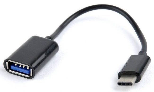 E-GREEN Adapter USB 3.0 (F) - USB 3.1 Tip C (M) - OTG 0.15m crni