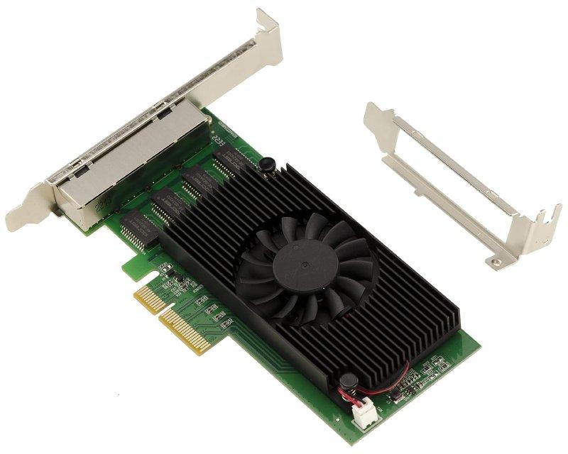 Selected image for E-GREEN PCI-Express kartica 4-port 2.5 Gigabit Ethernet (Intel I225)