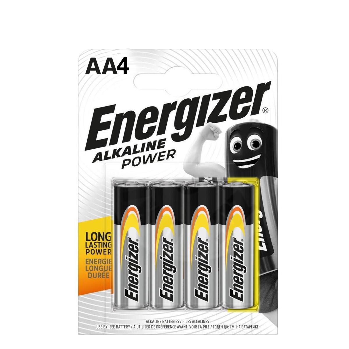 ENERGIZER Alkalne baterije AA 4/1