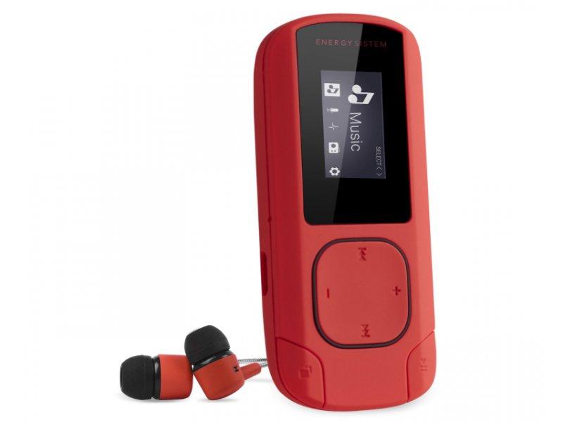 ENERGY SISTEM Clip Coral MP3 player 8GB, Crveni