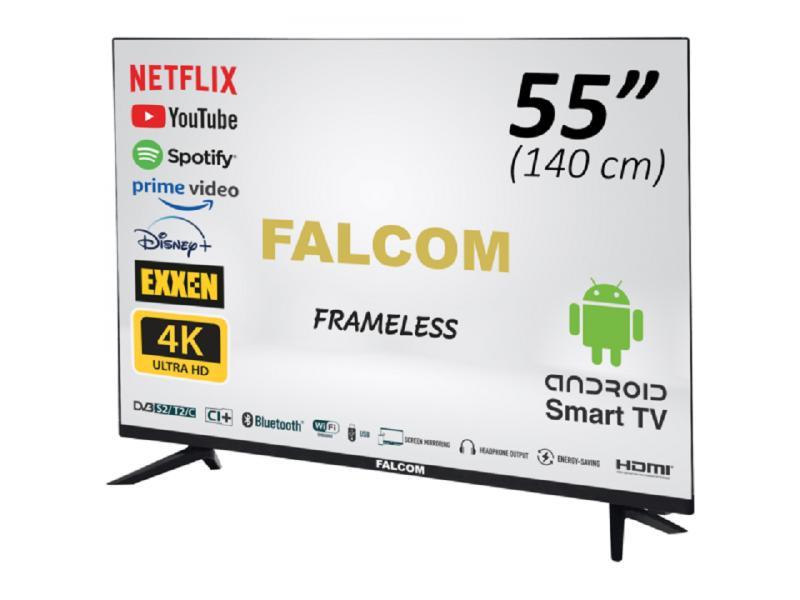 Selected image for Falcom 55LTF022SM Smart Televizor, LED, Android 55", UHD 4K, DVB-S2/T2/C, HDMI, WiFi, Crni