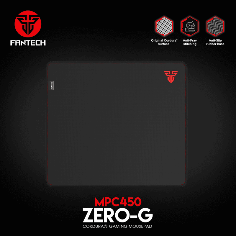 FANTECH MPC450 Zero-G Gaming podloga za miš, 450 x 400 x 3mm, Crna