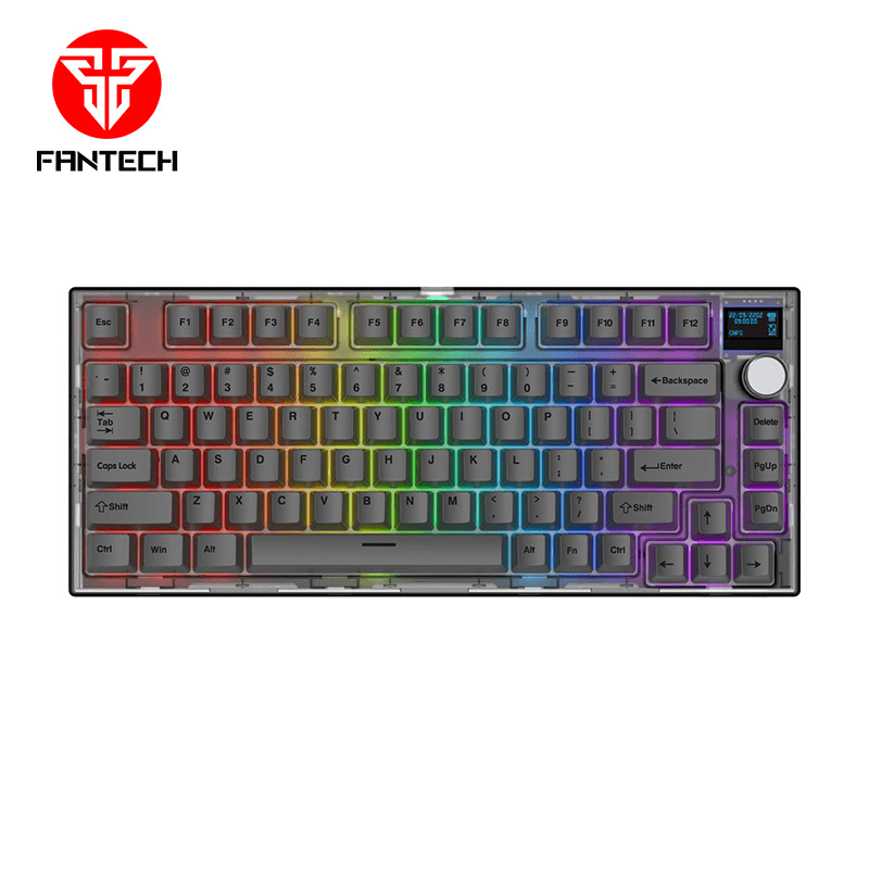 Selected image for FANTECH Tastatura Mehanička Gaming MK910 RGB PBT MaxFit 81 Frost Wireless (blue switch)