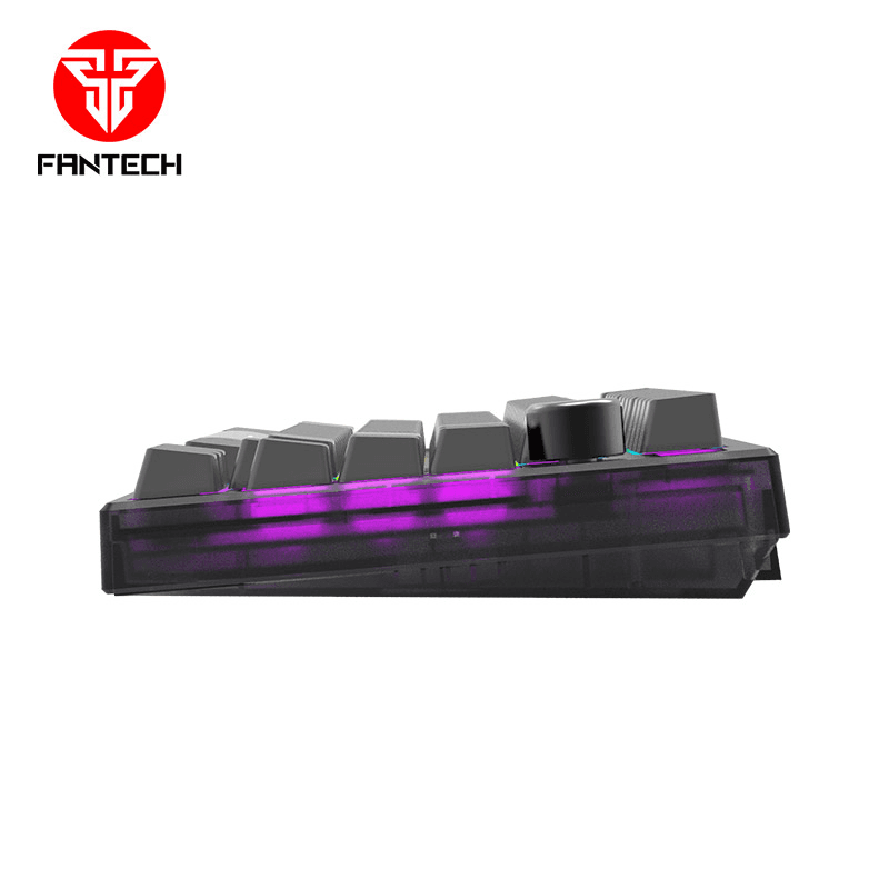 Selected image for FANTECH Tastatura Mehanička Gaming MK910 RGB PBT MaxFit 81 Frost Wireless crna (brown switch)