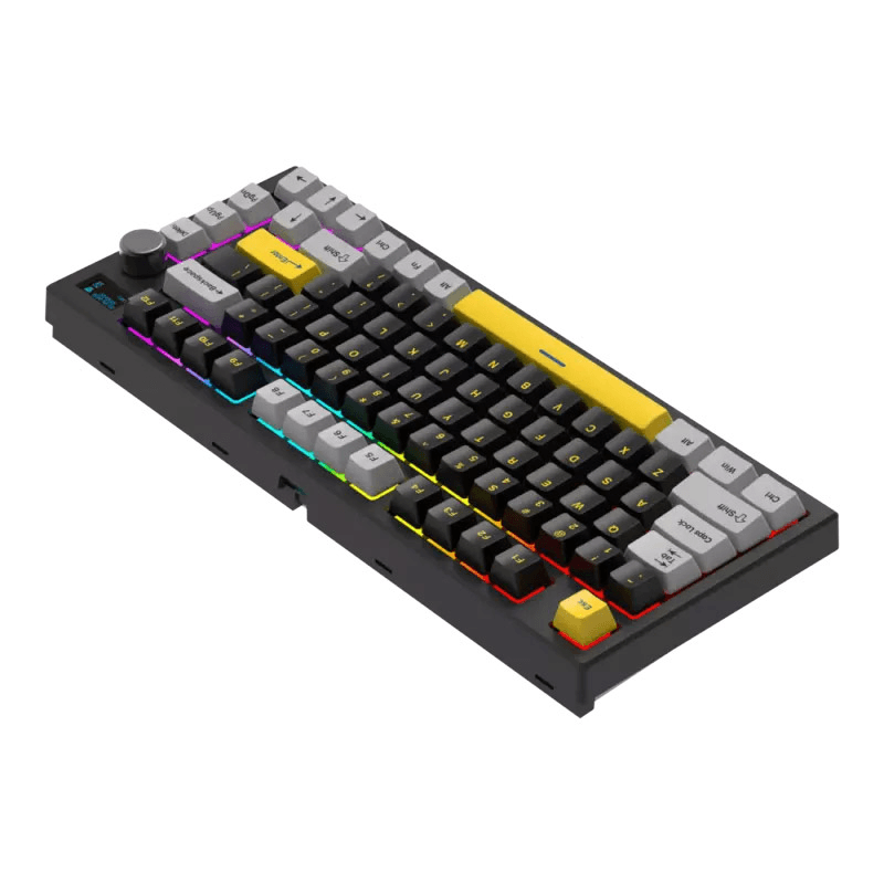 Selected image for FANTECH Tastatura Mehanička Gaming MK910 RGB Vibe Maxfit 81 Vibrant Utility Wireless (Yellow switch)
