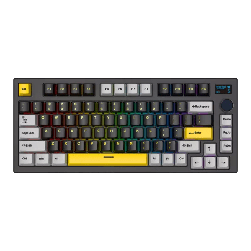 Selected image for FANTECH Tastatura Mehanička Gaming MK910 RGB Vibe Maxfit 81 Vibrant Utility Wireless (Yellow switch)