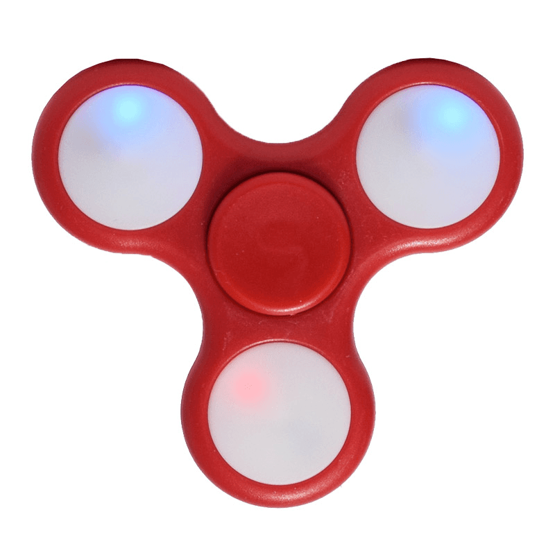 Fidget Spinner LED light crveni