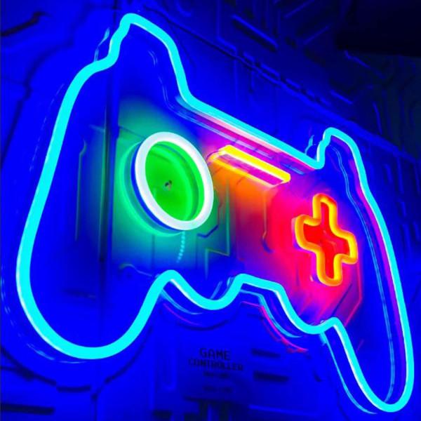 Selected image for FOREVER LIGHT FPNE03X Neon svetlo Plexi LED Gamepad, Multicolor