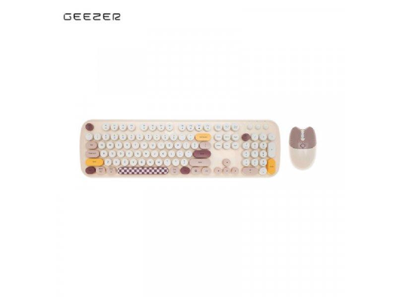 Selected image for GEEZER WL Kitty Set tastatura i miš, Bela