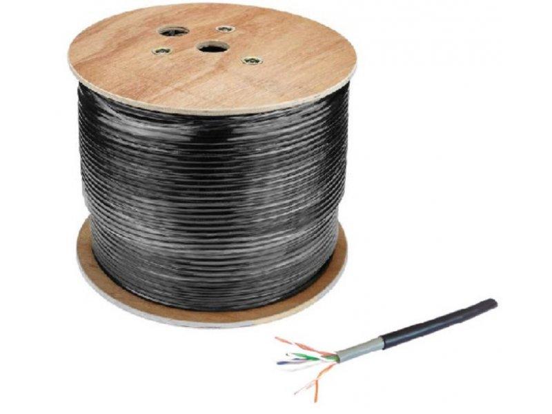 GEMBIRD UPC-6170E-SOL-OUT UTP kabl, cat.6 outdoor, solid 23AWG, 0.57mm premium CCA, 305m Crni