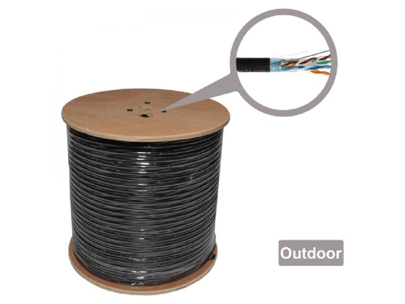 GEMBIRD UPC-6170ME-SOL-OUT UTP kabl, cat.6 outdoor+SAJLA, solid 23AWG, premium CCA, 305m Crni