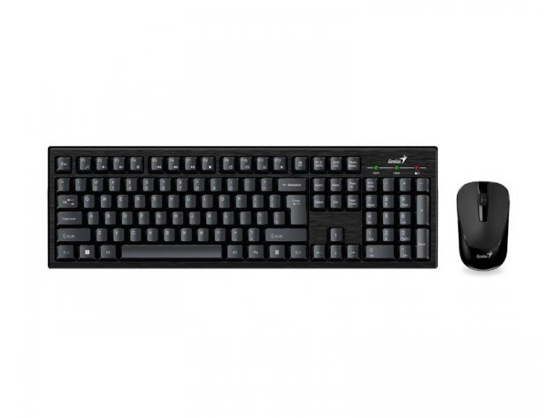 Selected image for GENIUS Smart KM-8101 Set bežična tastatura i miš, USB, YU, Crna