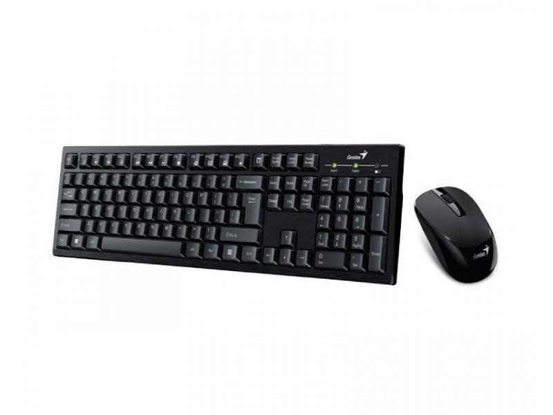 Selected image for GENIUS Smart KM-8101 Set bežična tastatura i miš, USB, YU, Crna