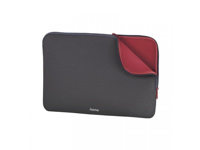 Selected image for HAMA Neoprene Futrola za laptop, 13.3", Sivo-Crvena