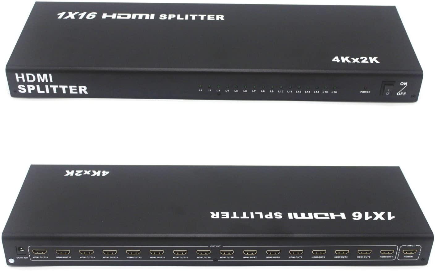 Selected image for HDMI spliter aktivni 1/16 12V/3A KT-HSP-1.16 crni