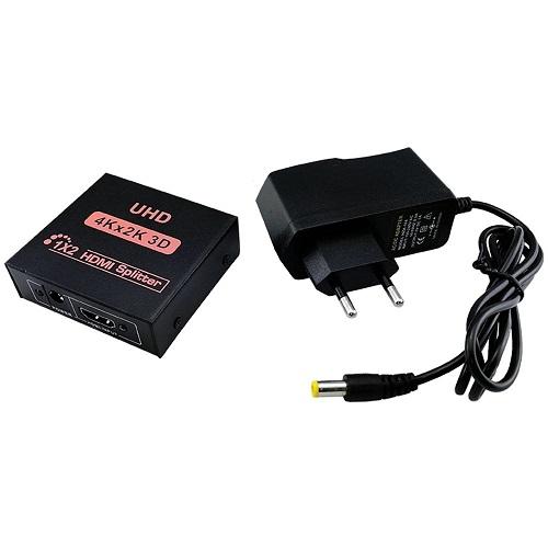 Selected image for HDMI splitter 1x2 2.0 HD.SP-KT24 4K crni