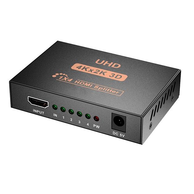 Selected image for HDMI splitter 1x4 2.0 HD.SP-KT44 4K crni