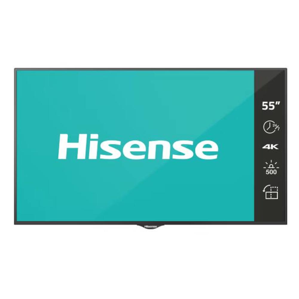 Selected image for HISENSE Digitalni ekran 55" 55BM66AE 4K UHD Digital Signage Display - 24/7 Operation crni
