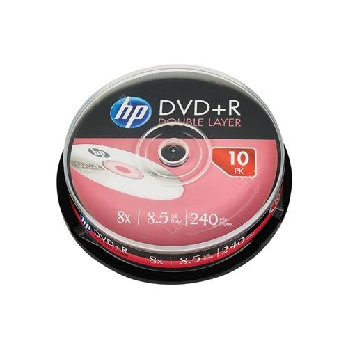 HP DUAL DVD+R Diskovi 8.5GB 8x 10/1 Cake