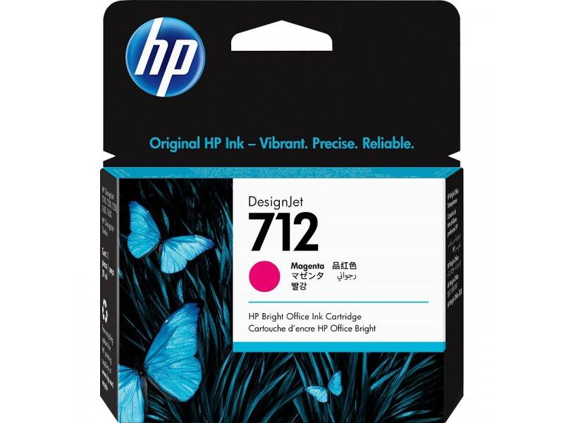 HP HP 712 29-ml Magenta DesignJet Ink Cartridge 3ED68A Kertridž