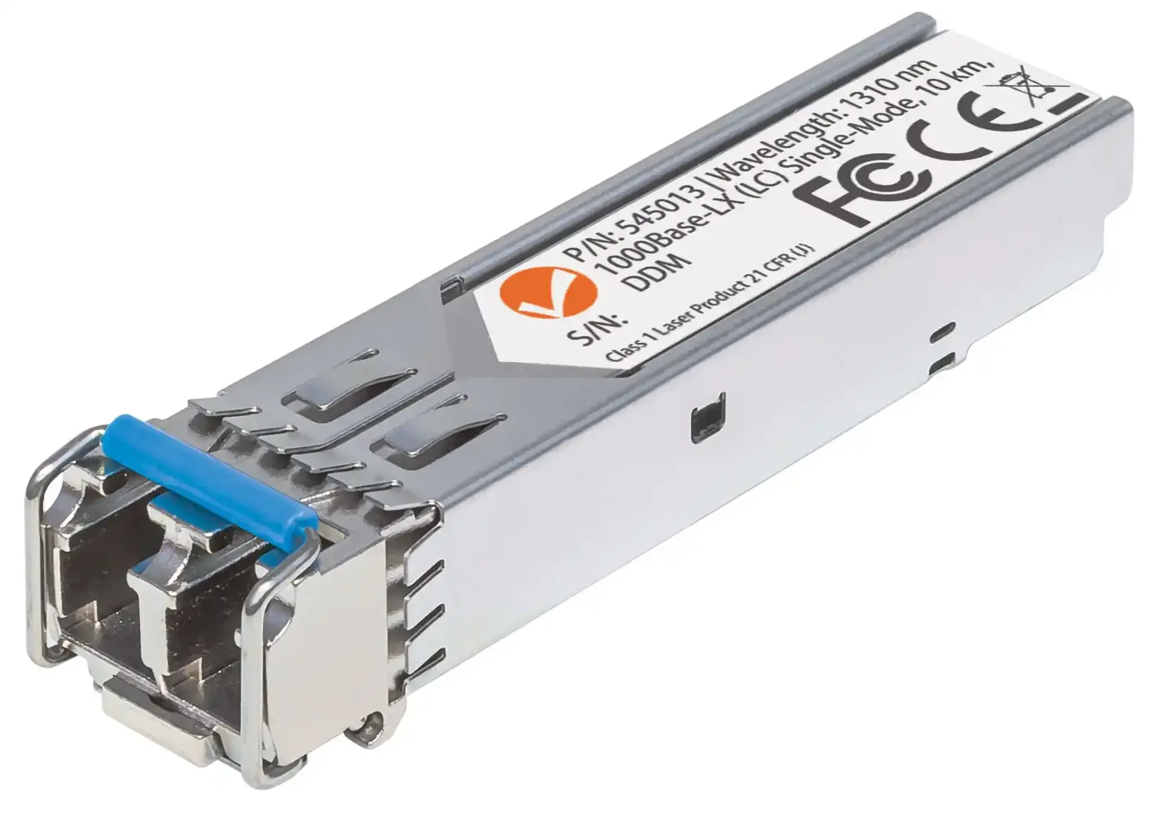 INTELLINET Modul primopredajnika - optička vlakna Gb Fiber SFP SMF 1000Base-LX(LC)10km 545013 srebrni
