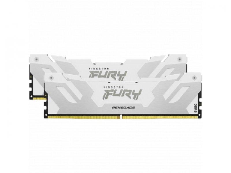 KINGSTON DIMM DDR5 RAM Memorija, 32GB (2x16) 6.000MHz FURY Renegade White XMP KF560C32RWK2-32