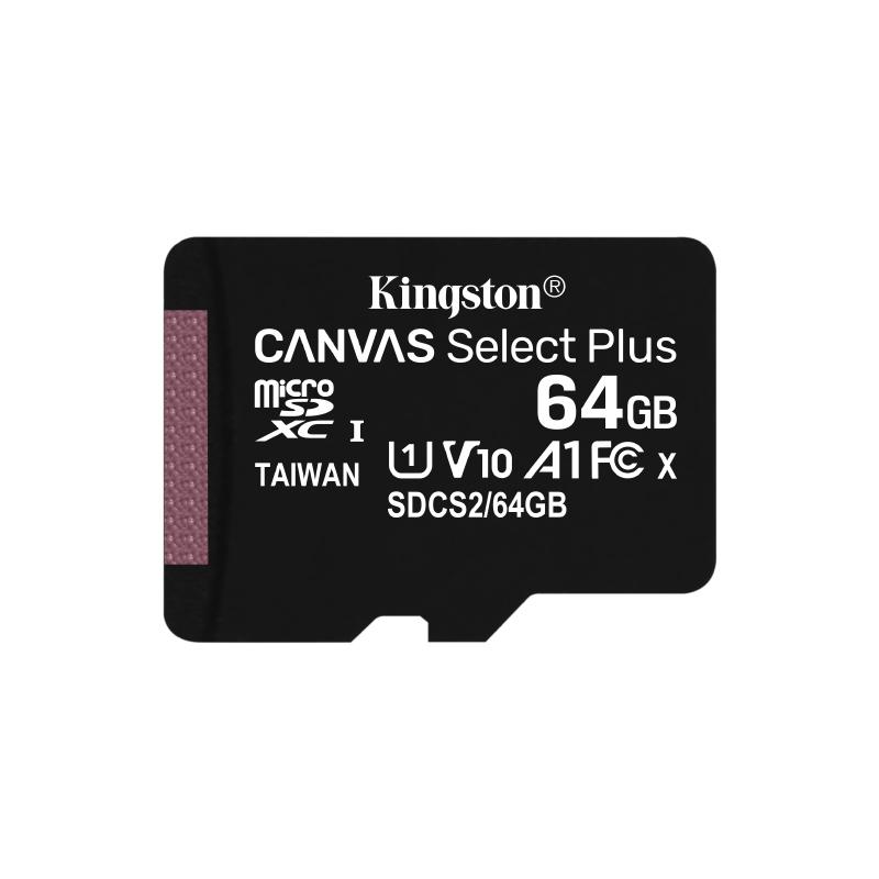 Selected image for KINGSTON Memorijska kartica Select Plus Micro SD 64GB Class 10 UHS U1 100MB/s