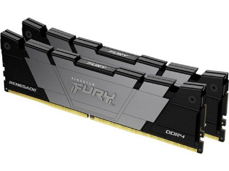 KINGSTON RAM memorija 32GB (2x16GB) DDR4 4000MT/s CL19 FURY Renegade Black XMP (KF440C19RB12K2/32)